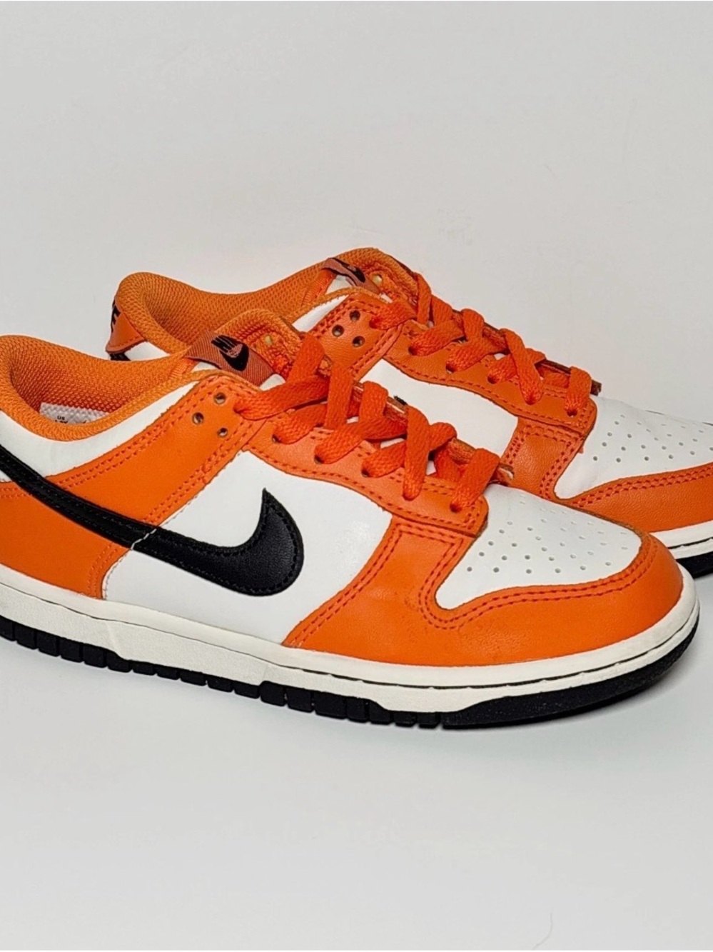 Nike Dunk Low Halloween 2022 GS size 4.5Y Safety Orange, Black DH9765-003